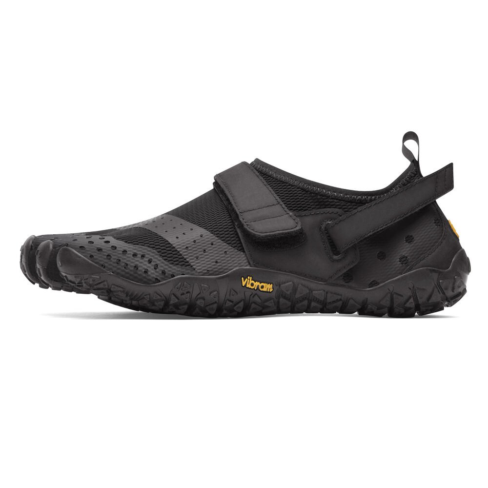 Vibram Five Fingers Mens V-Aqua - Water Shoes Black - CHD470852